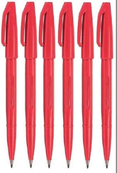 Pentel S520 Sign Pen Fibre Tip 2mm - Red - Al Masam Stationery LLC